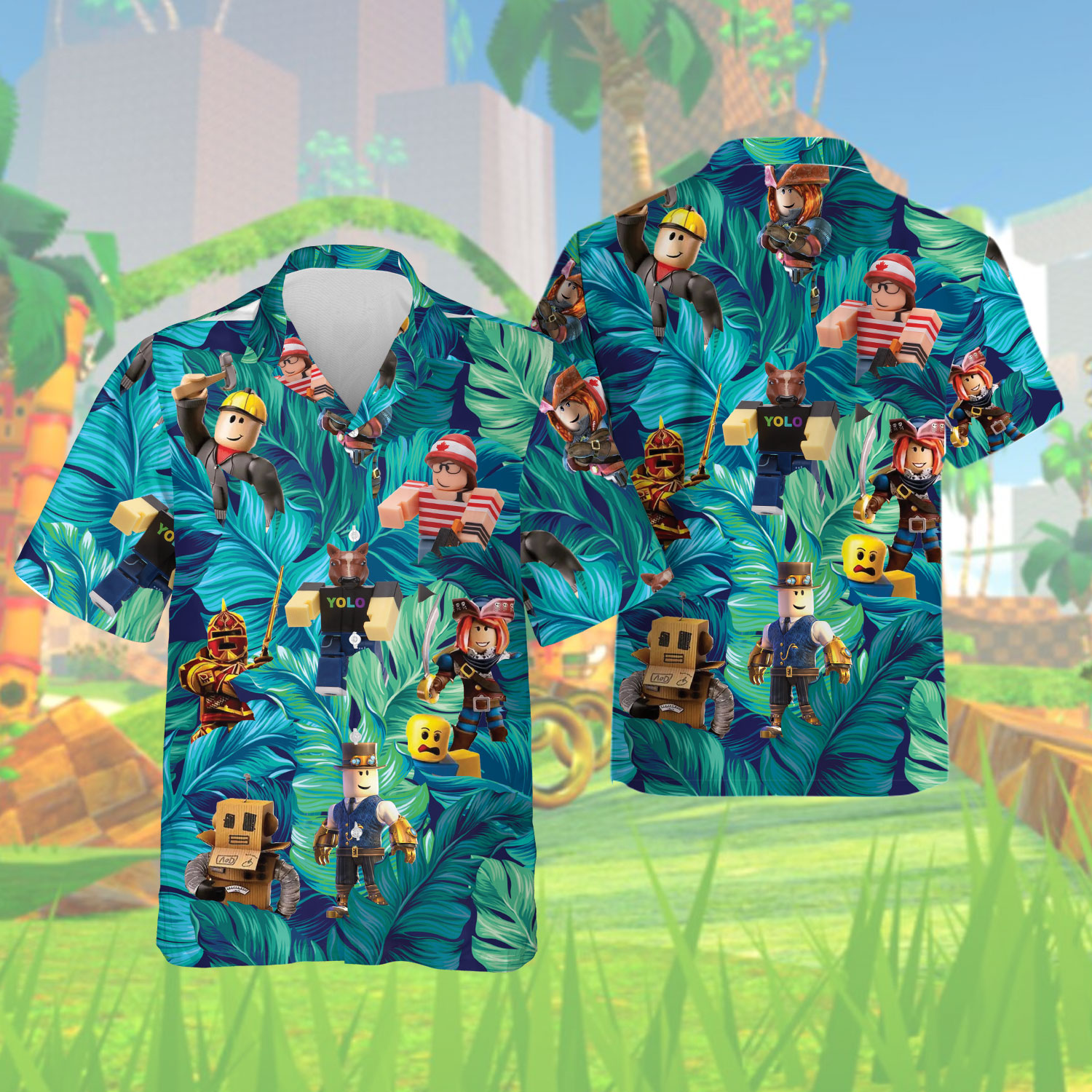 Roblox Game Hawaiian Shirt