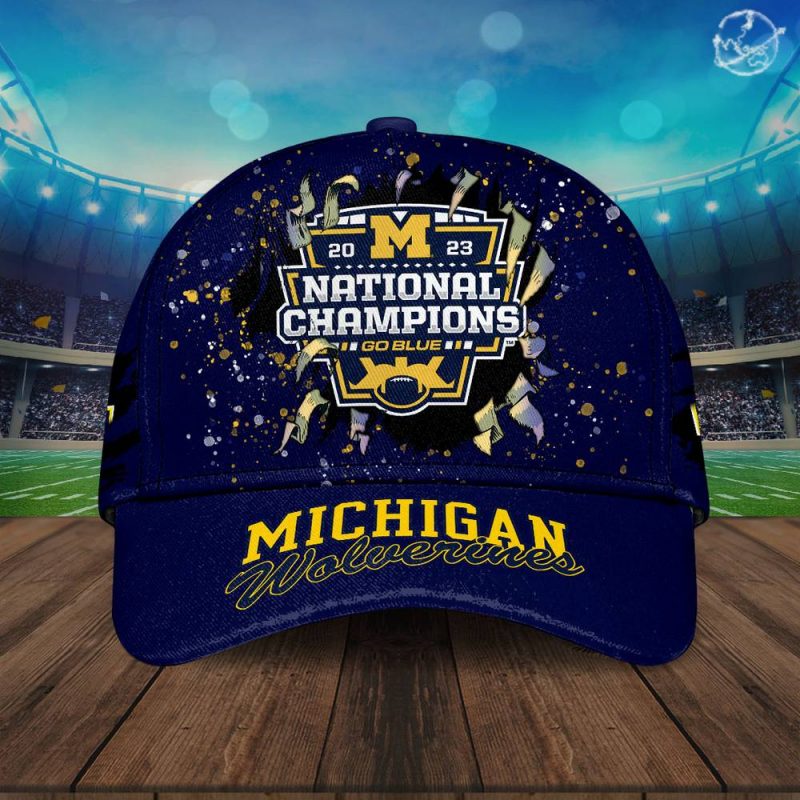 Go Blue Michigan Wolverines 2023 National Champions Cap - Creativteeshop