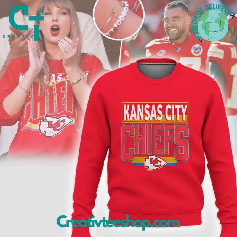 Taylor Swift Support Travis Kelce Kansas City Chiefs Sweatshirt ...