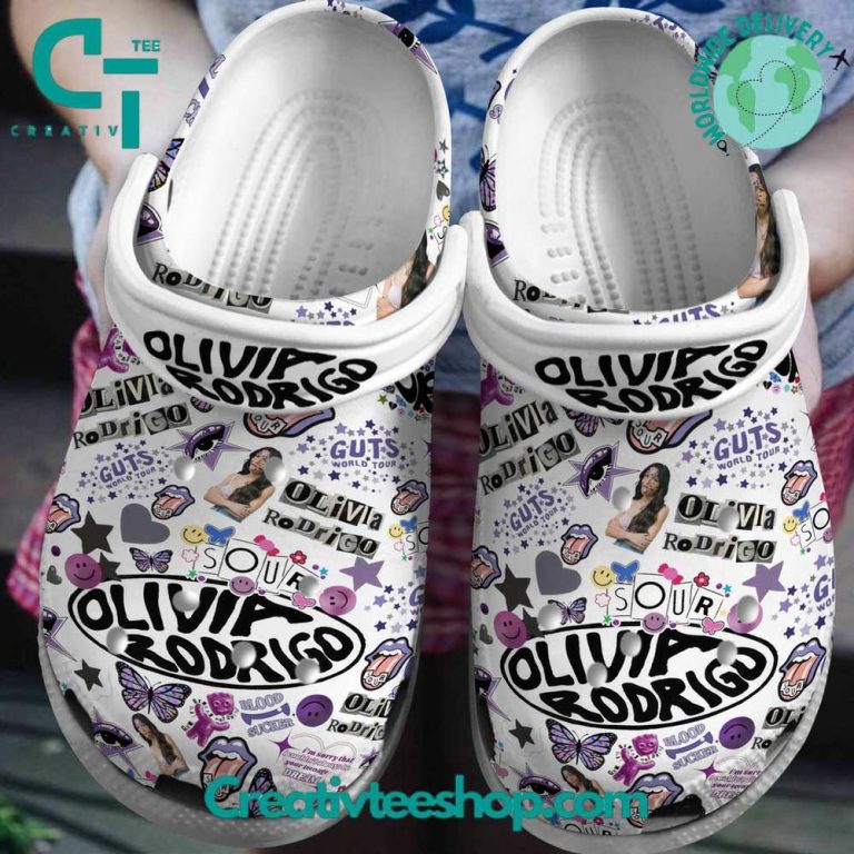 Olivia Rodrigo Guts World Tour Crocs Shoes - Creativteeshop