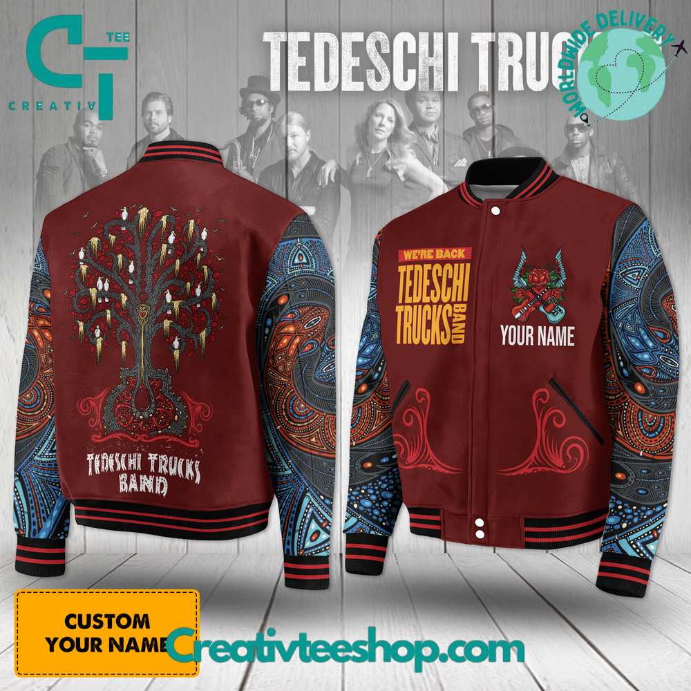 Tedeschi Trucks Band Custom Name Baseball Jacket