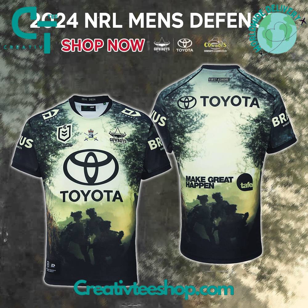2024 NRL Defence Tribute 110th Anniversary 3rd Brigade T-Shirt