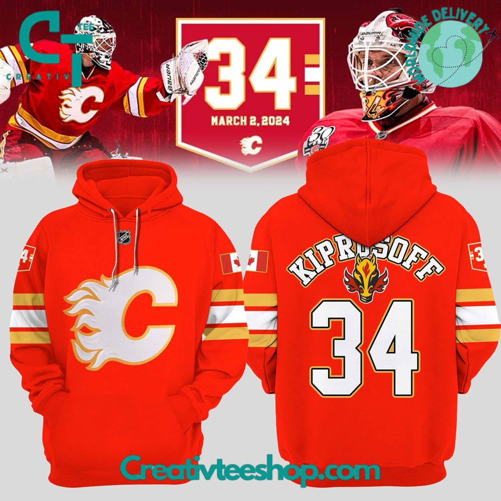 Calgary Flames “Miikka Kiprusoff” Hoodie