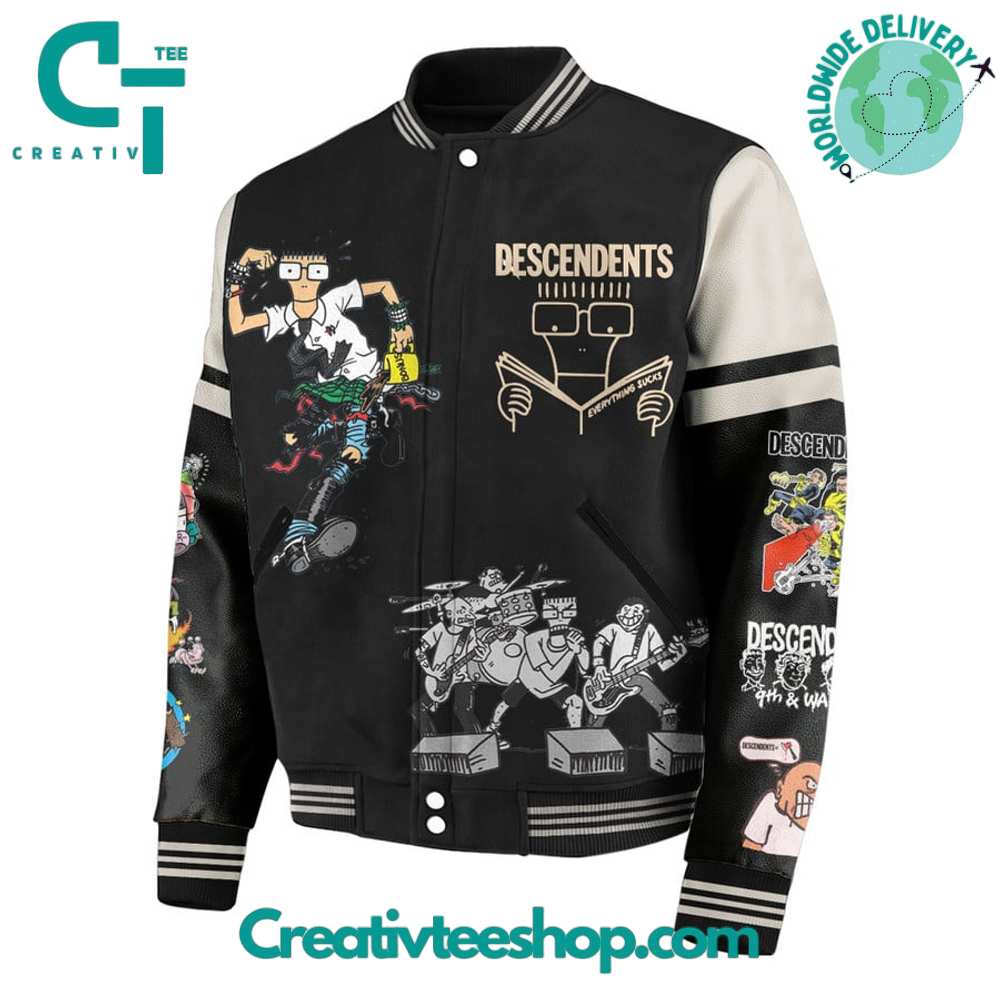 Decendents I Dont Want To Grow Up Hooded Baseball Jacket