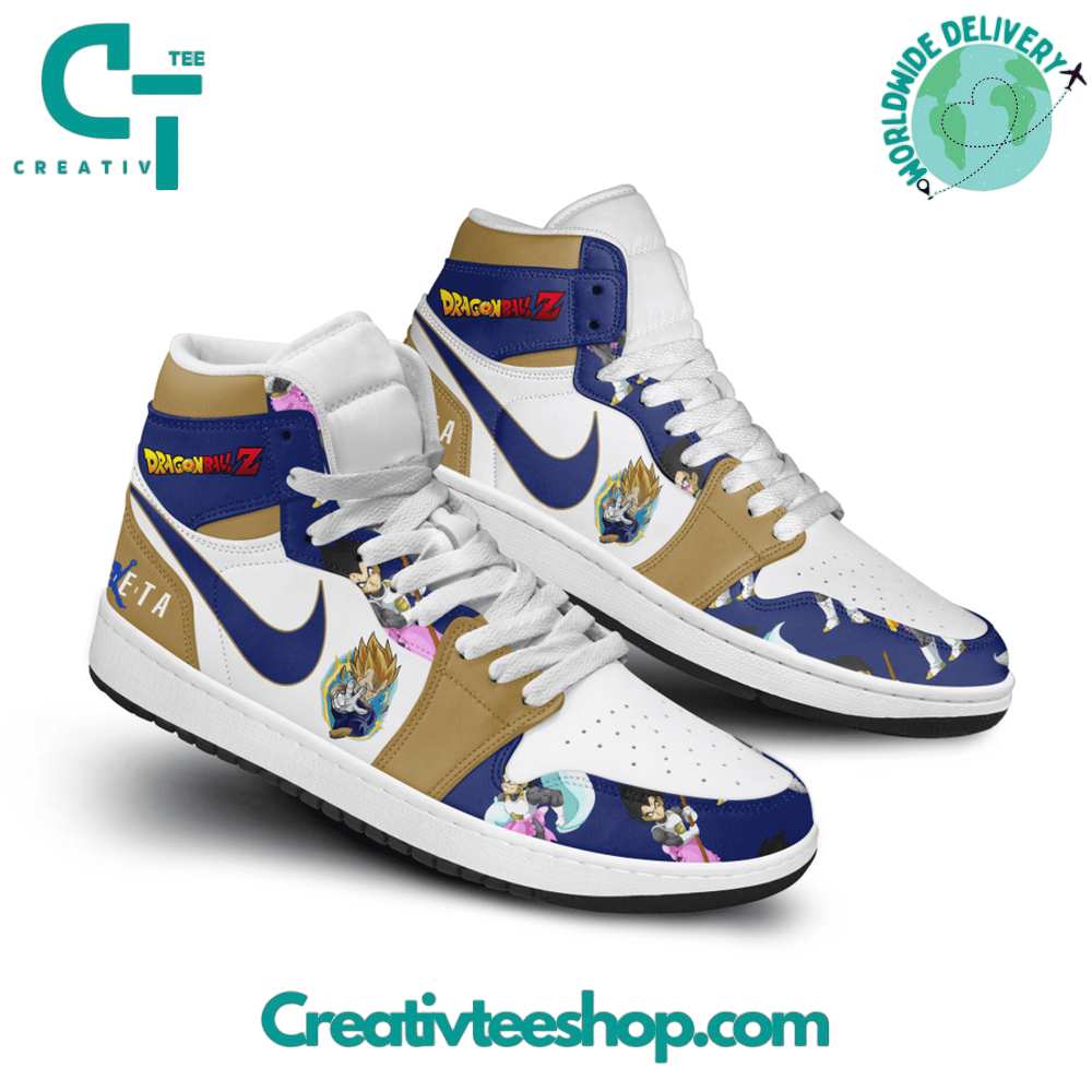 Dragon Ball Z Vegeta Air Jordan 1 Sneaker - Creativteeshop