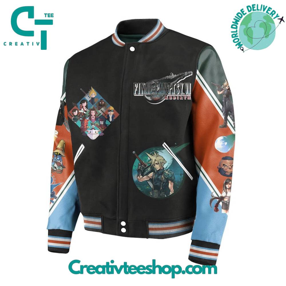 Final Fantasy VII Rebrith Baseball Jacket