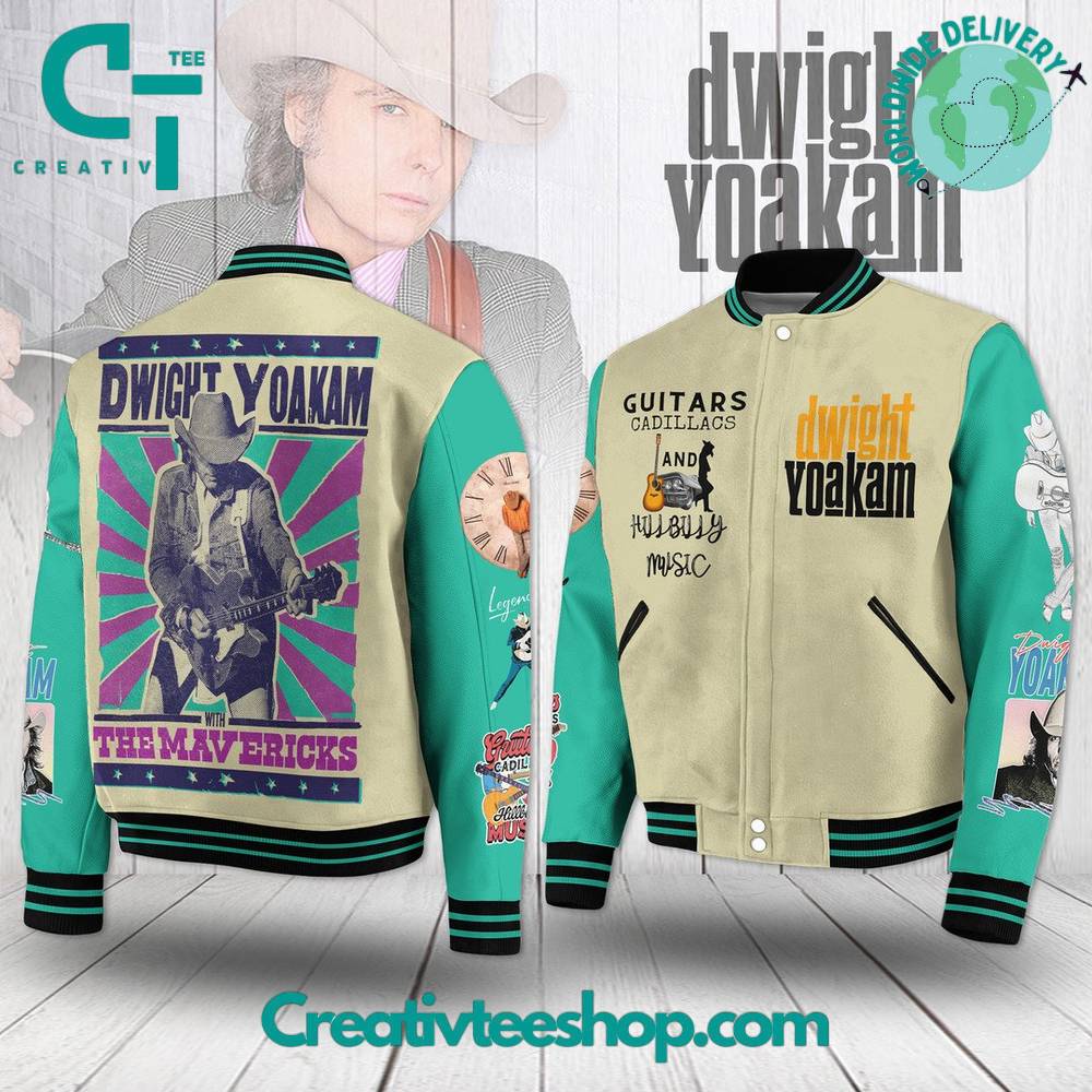 Dwight Yoakam The Mavericks Baseball Jacket