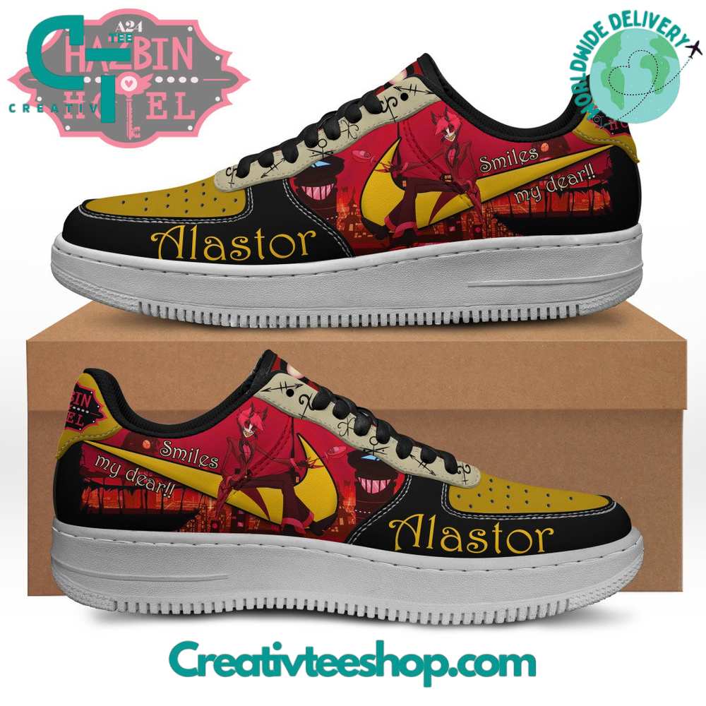 Hazbin Hotel Alastor Air Force 1 Sneaker - Creativteeshop