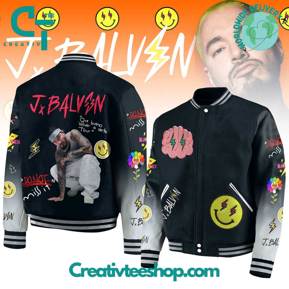 J Balvin Do Not Miss It Baseball Jacket Creativteeshop