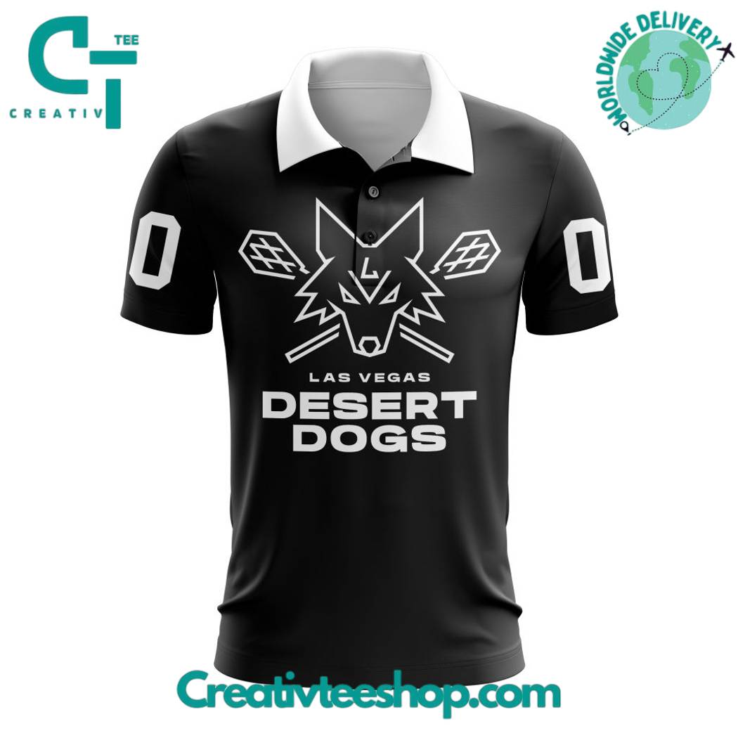 NLL Las Vegas Desert Dogs Home Polo Shirt - Creativteeshop