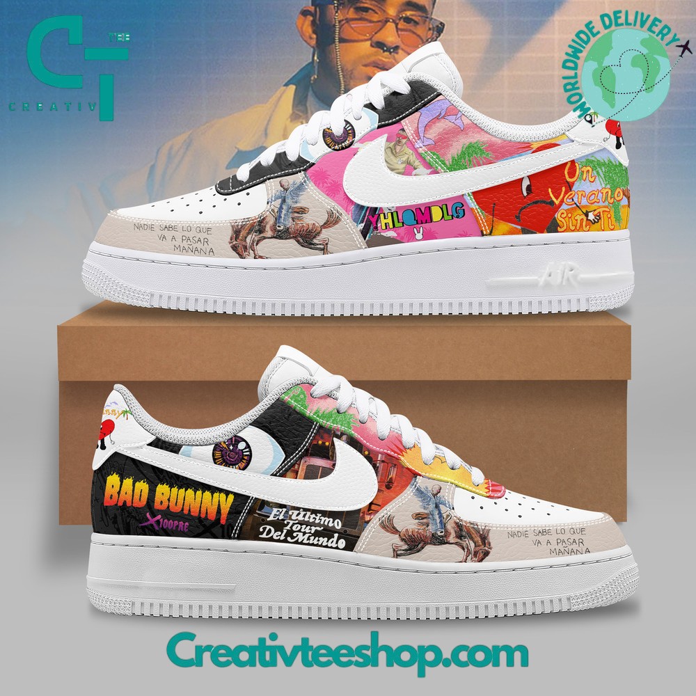 Bad Bunny Air Force 1 Sneaker - Creativteeshop