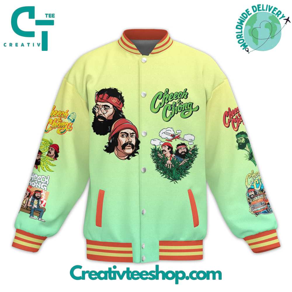 Cheech n Chong Up In Smoke Baseball Jacket