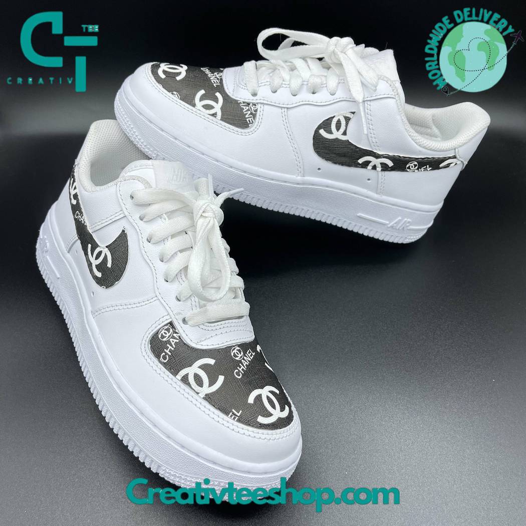 Classic Chanel Pattern OG x Air Force 1 Sneaker Creativteeshop