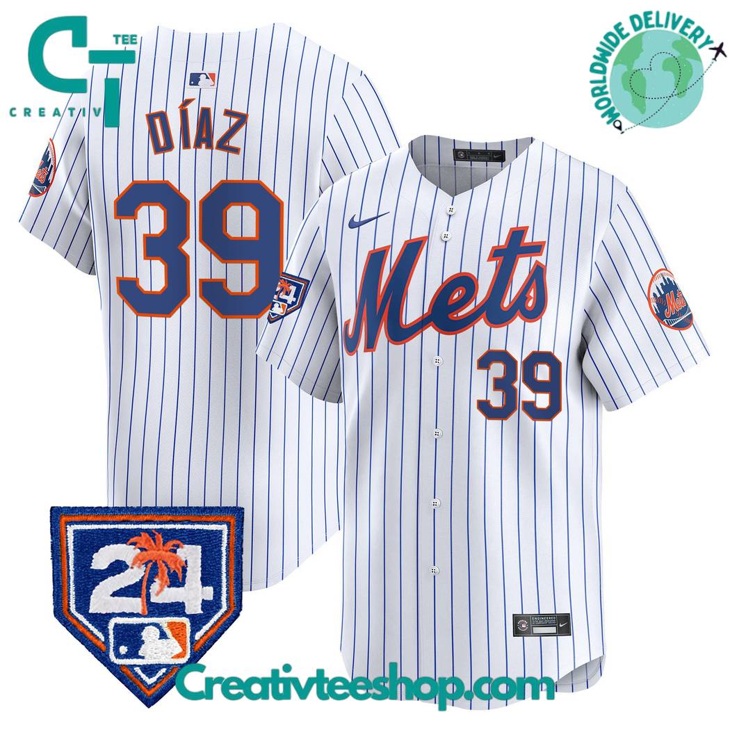 New York Mets 2024 Spring Training Vapor Premier White Baseball Jersey