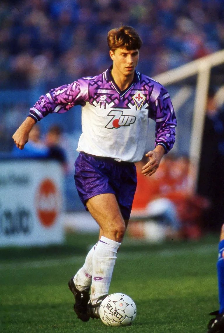 The saga of the banned Italian Fiorentina Retro away shirt unfolded as a tale of controversy and surprise, ultimately marking its place in football history.