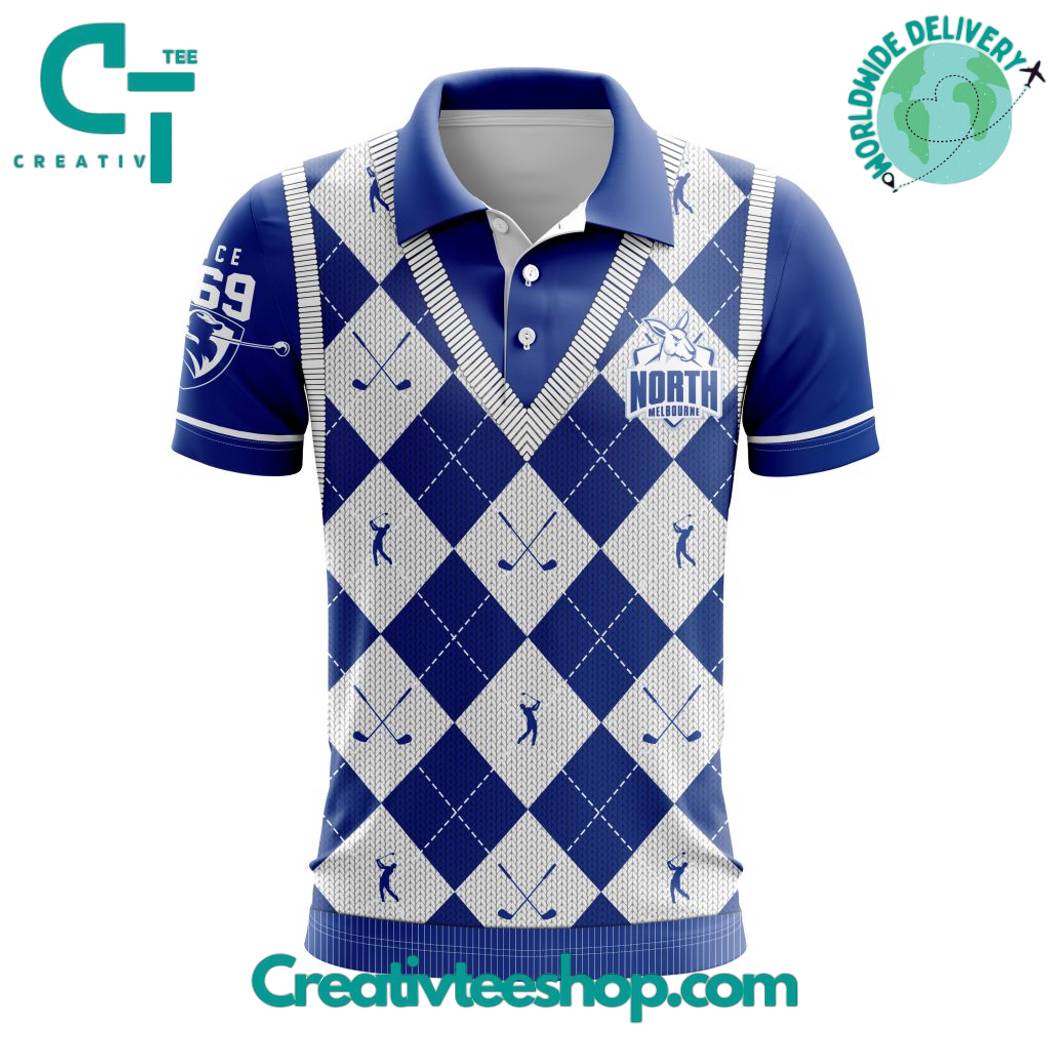 AFL North Melbourne Football Club Special Golf Polo Shirt