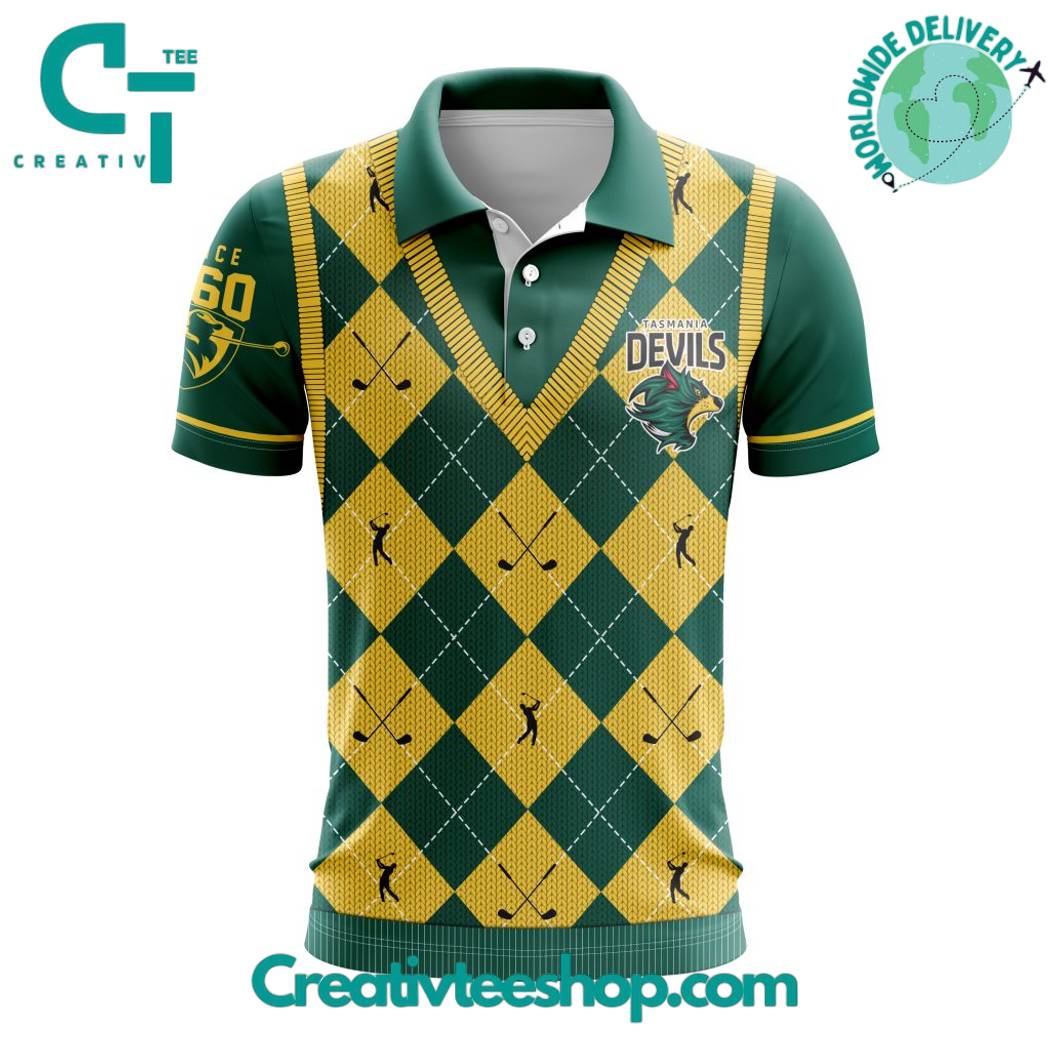 AFL Tasmania Football Club Special Golf Polo Shirt