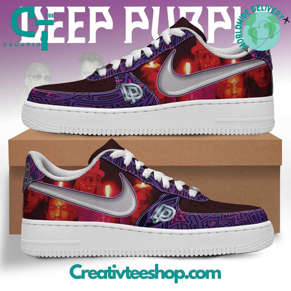 Deep Purple Air Force 1 Sneaker