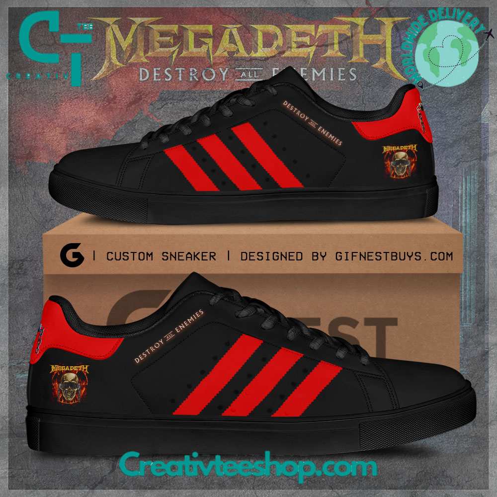 Megadeth Band Destroy All Enemies Stan Smith Shoes