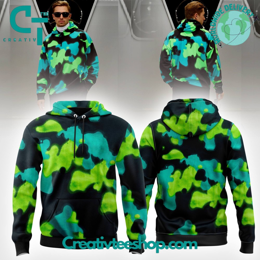 Mercedes-AMG PETRONAS F1 Spray Camo Multicolour Hoodie