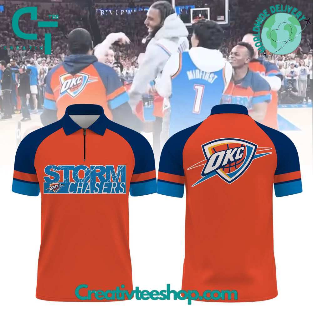 OKC Thunder STORM CHASERS Polo Shirt