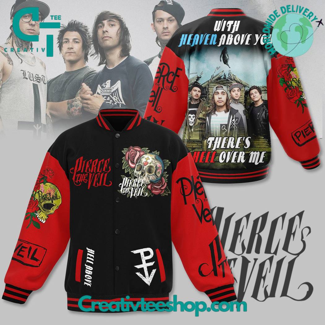 Pierce The Veil Rock Band Baseball Jacket