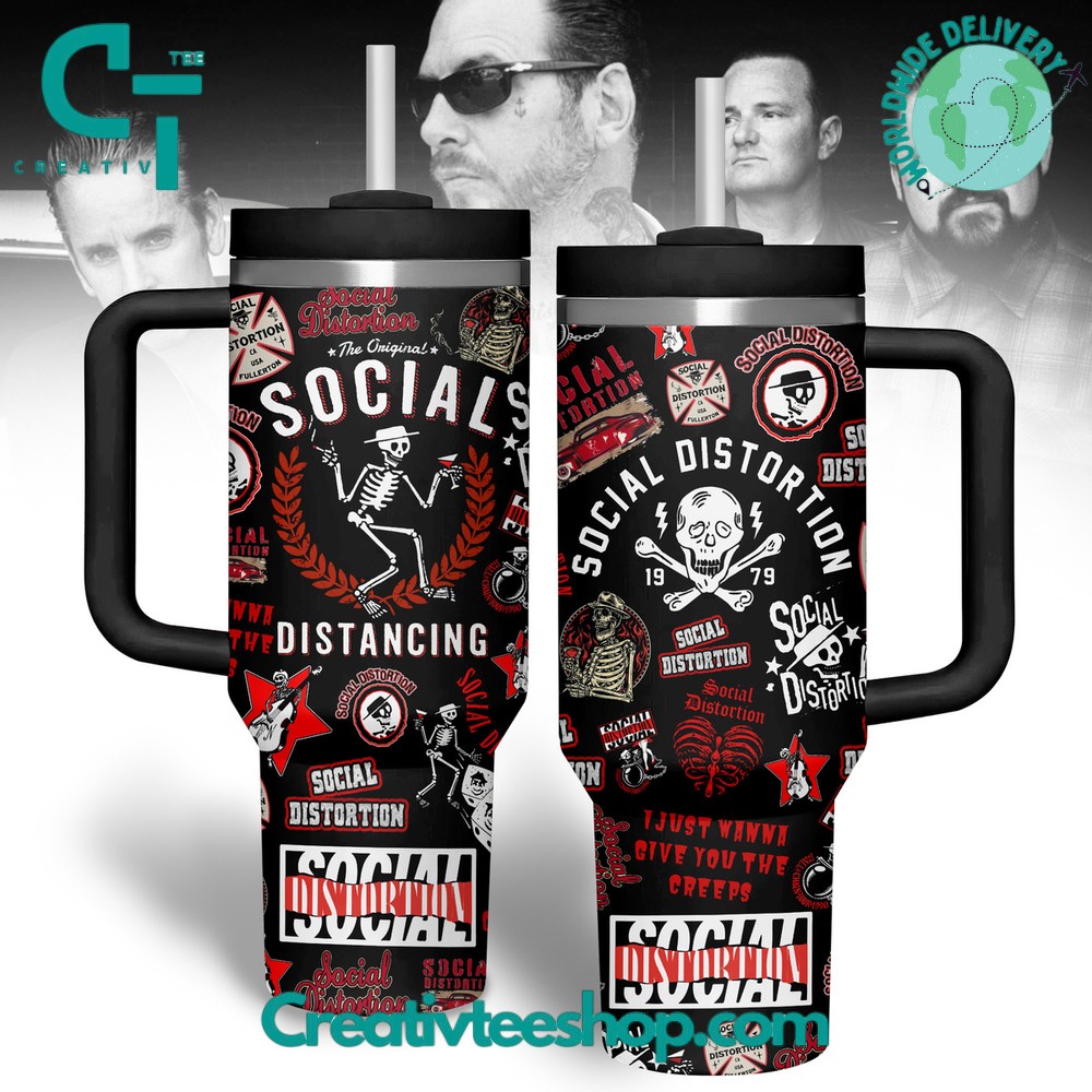 Social Distortion Distancing Stanley Tumbler