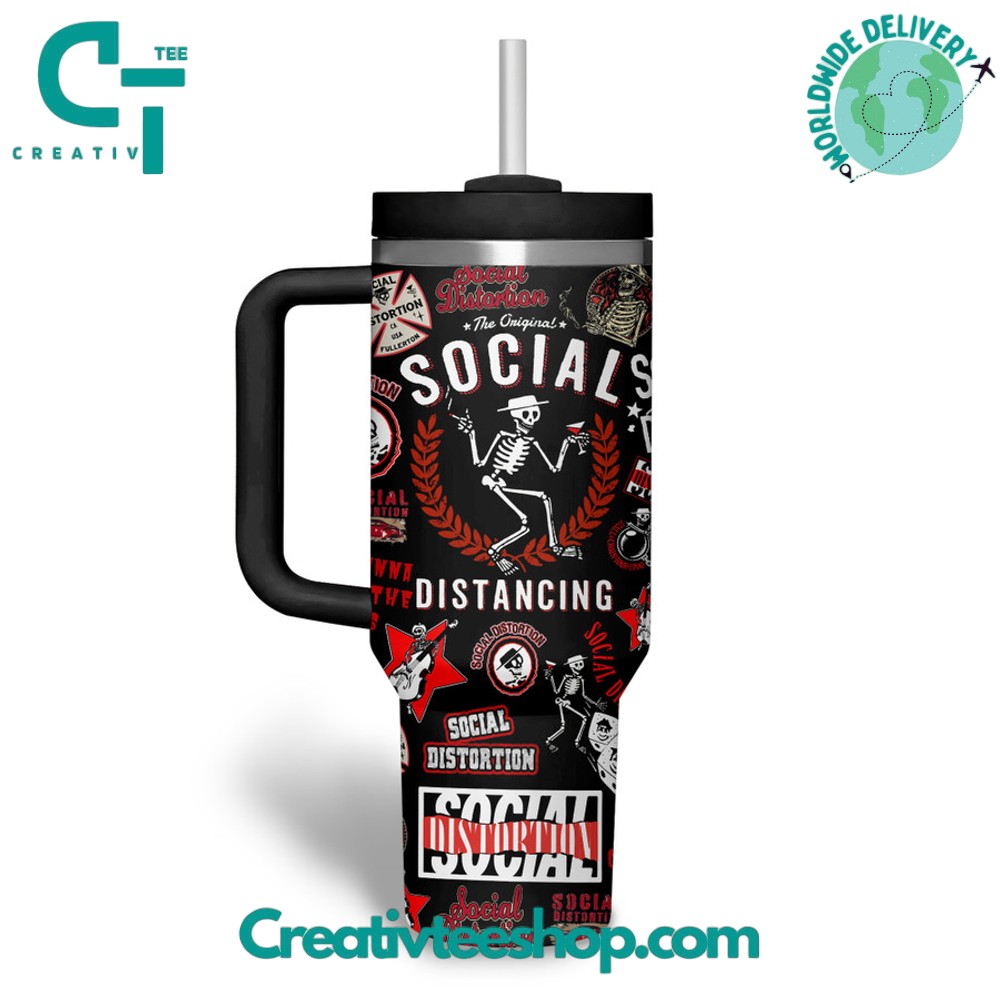 Social Distortion Distancing Stanley Tumbler
