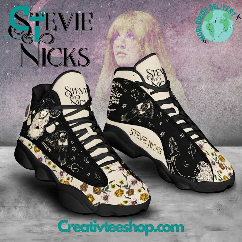 Stevie Nicks Flower Air Jordan 13 Sneaker