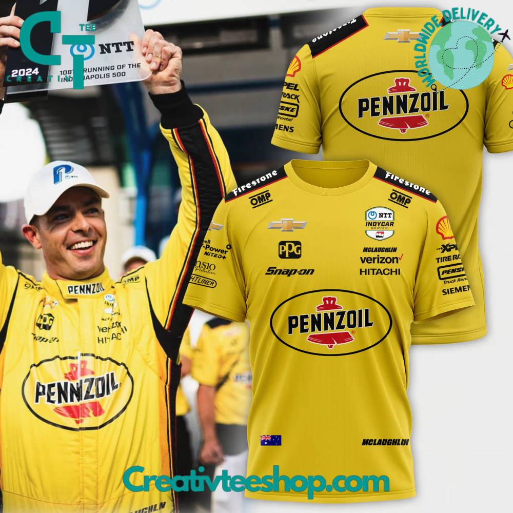 Team Penske 2024 Yellow T-Shirt