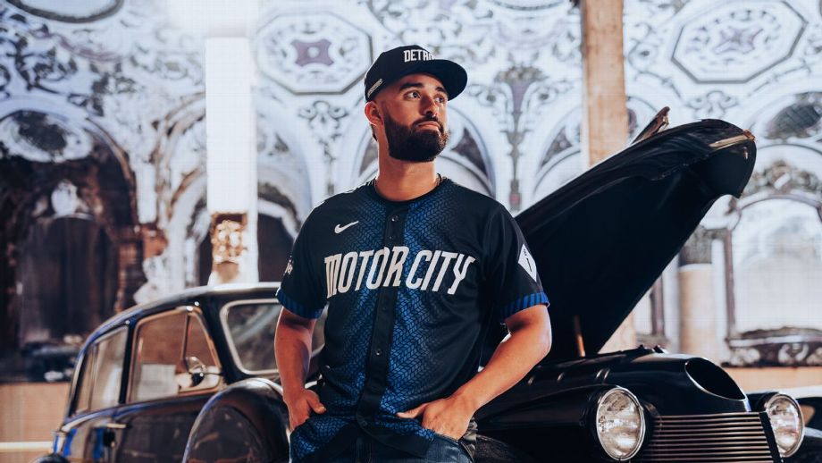 The Detroit Tigers reveal their new 'Motor City' uniforms as part of the City Connect series.