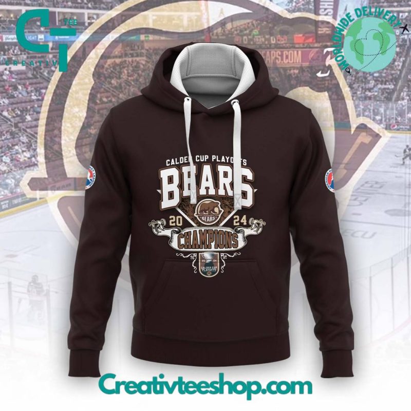 AHL Hershey Bears Calder Cup Playoffs 2024 Champions Hoodie