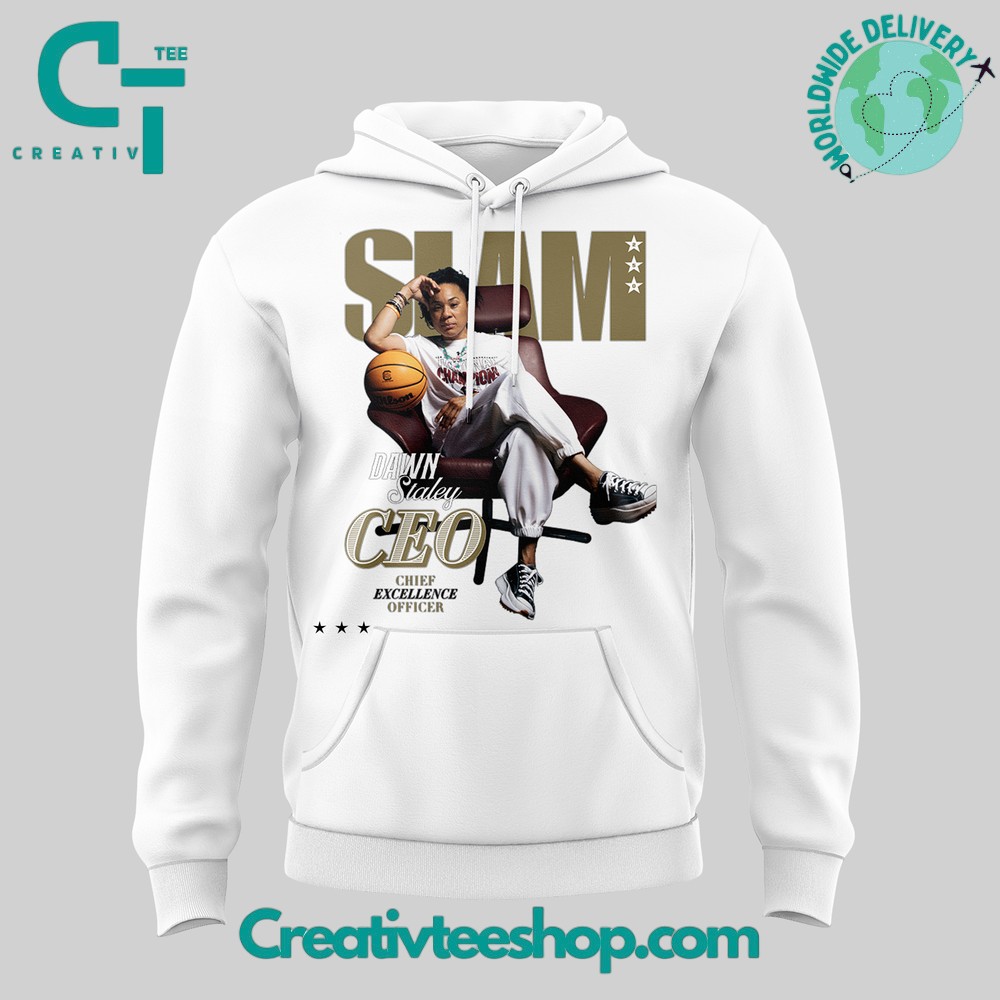 Dawn Staley Slam White Hoodie