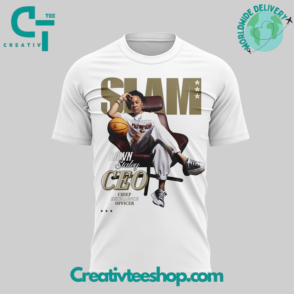Dawn Staley Slam White T-Shirt