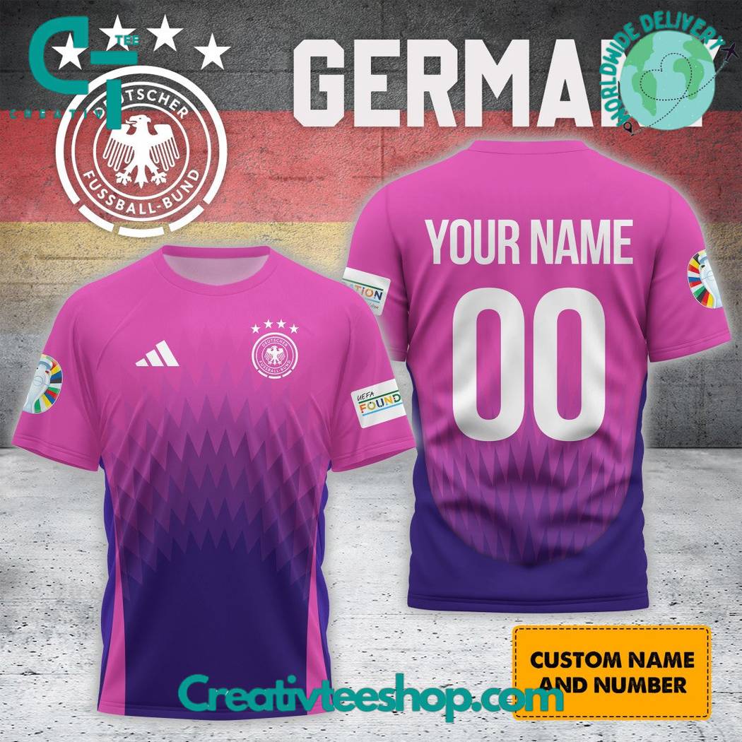 Germany Second Kits Euro 2024 Personalized T-Shirt