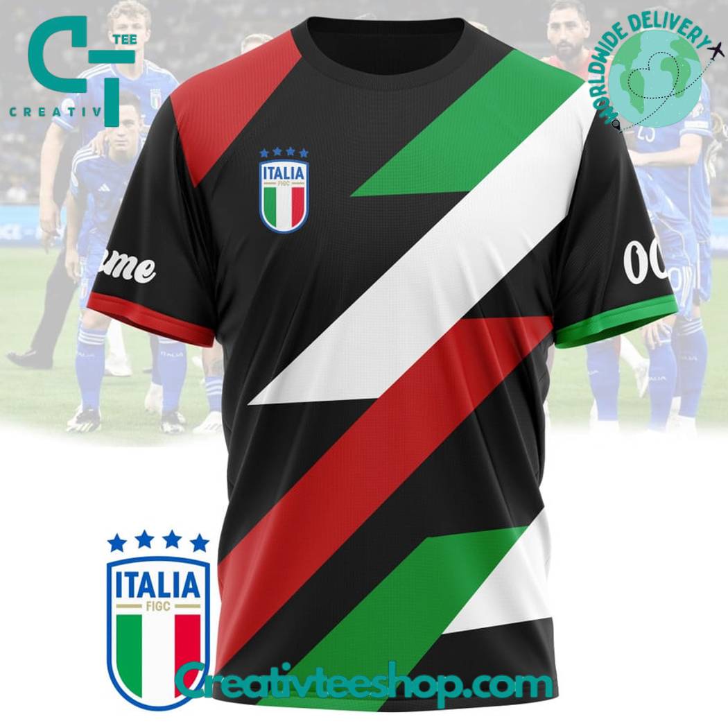 Italia Eat Sleep Football Repeat Personalized T-Shirt