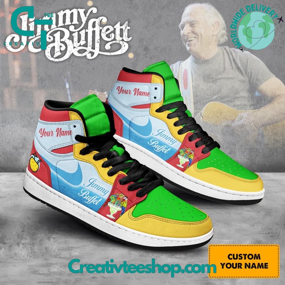 Jimmy Buffett Nike Air Jordan 1 Sneaker - Creativteeshop