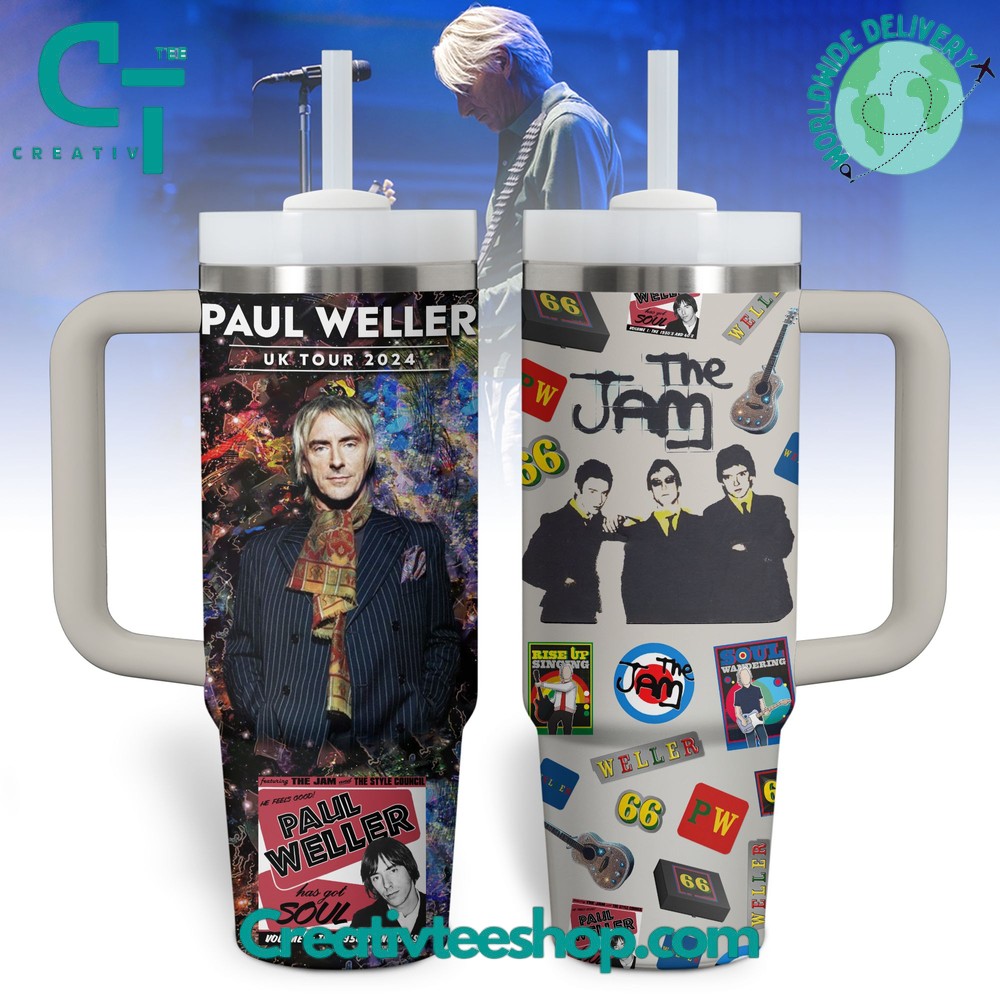 Paul Weller The Jam UK Tour 2024 Stanley Tumbler