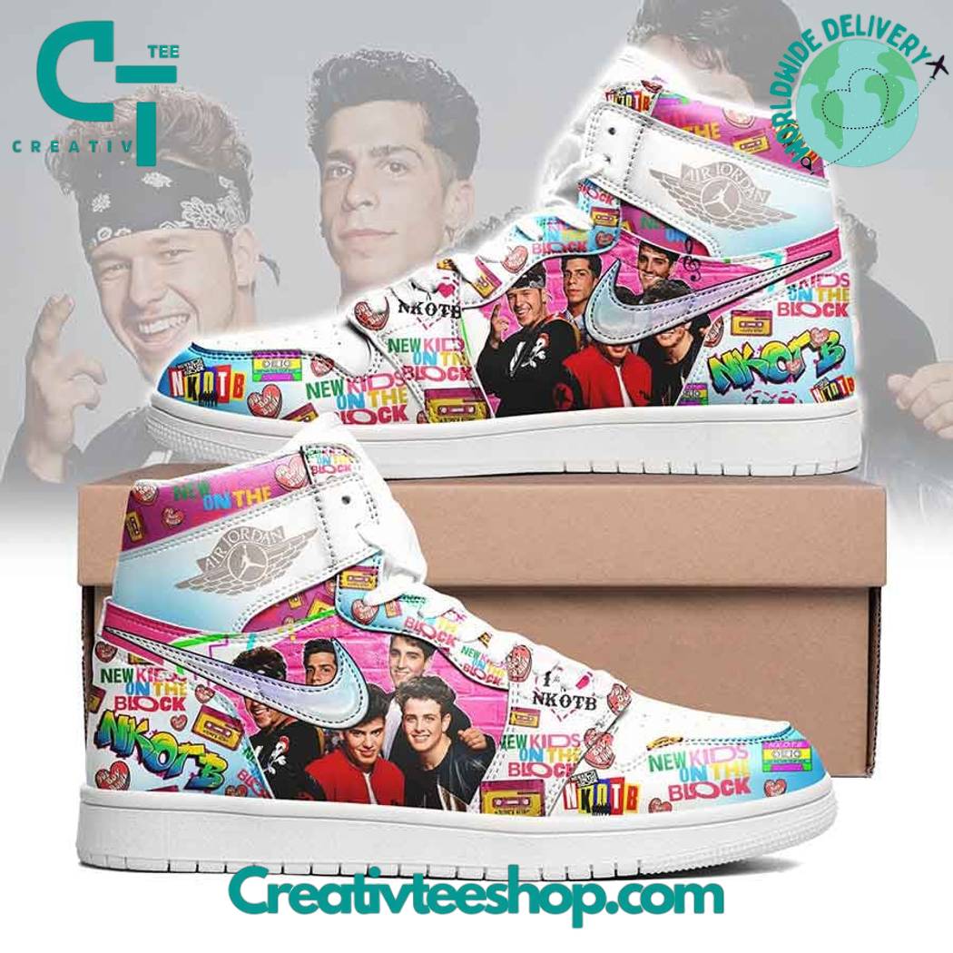 NKOTB Band Air Jordan 1 Sneaker - Creativteeshop