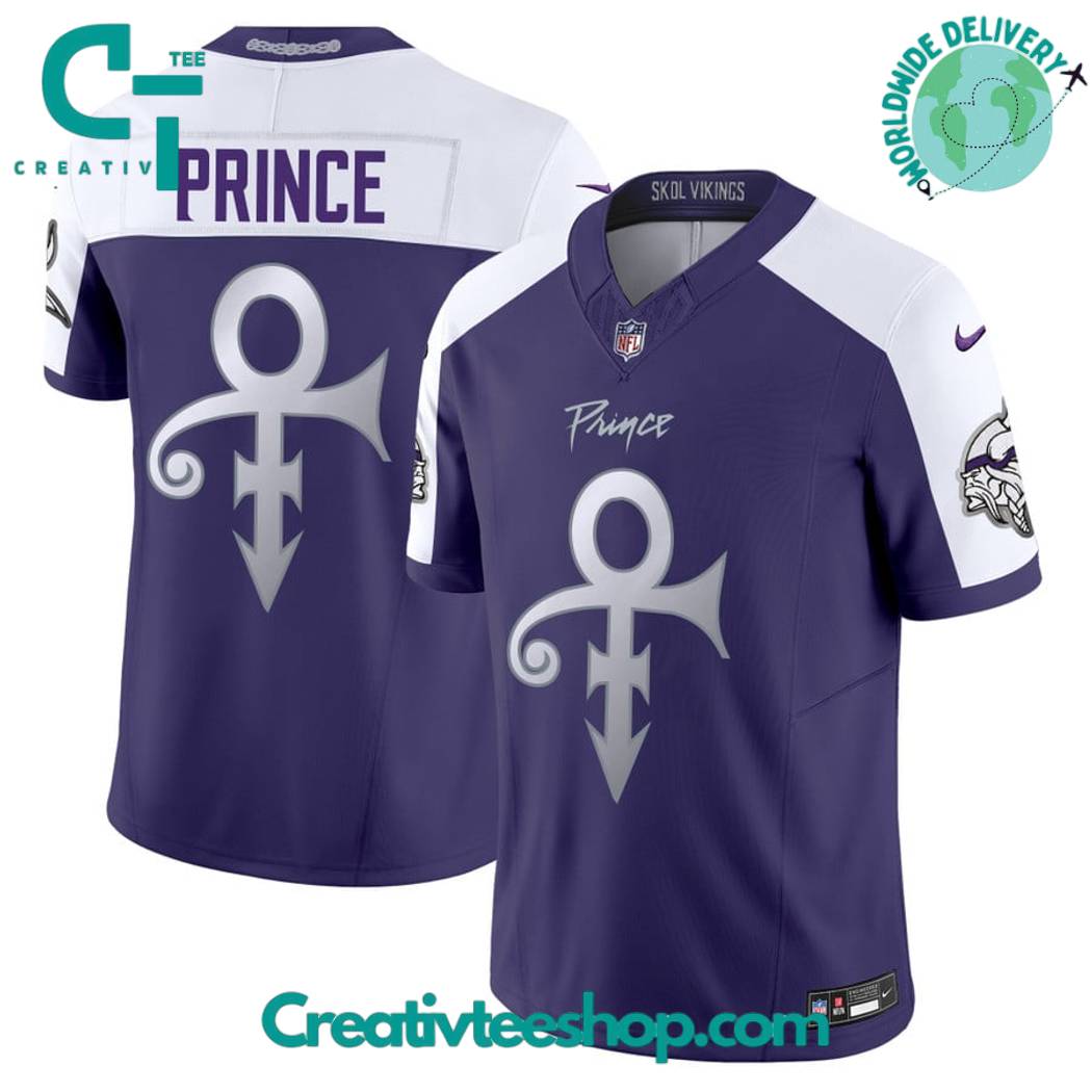 Minnesota Vikings 2024 Prince Purple Alternate Football Jersey ...