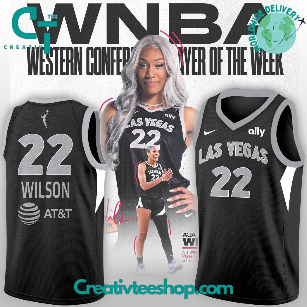 WILSON 22 Las Vegas Aces special edition 2024 Basketball Jersey ...