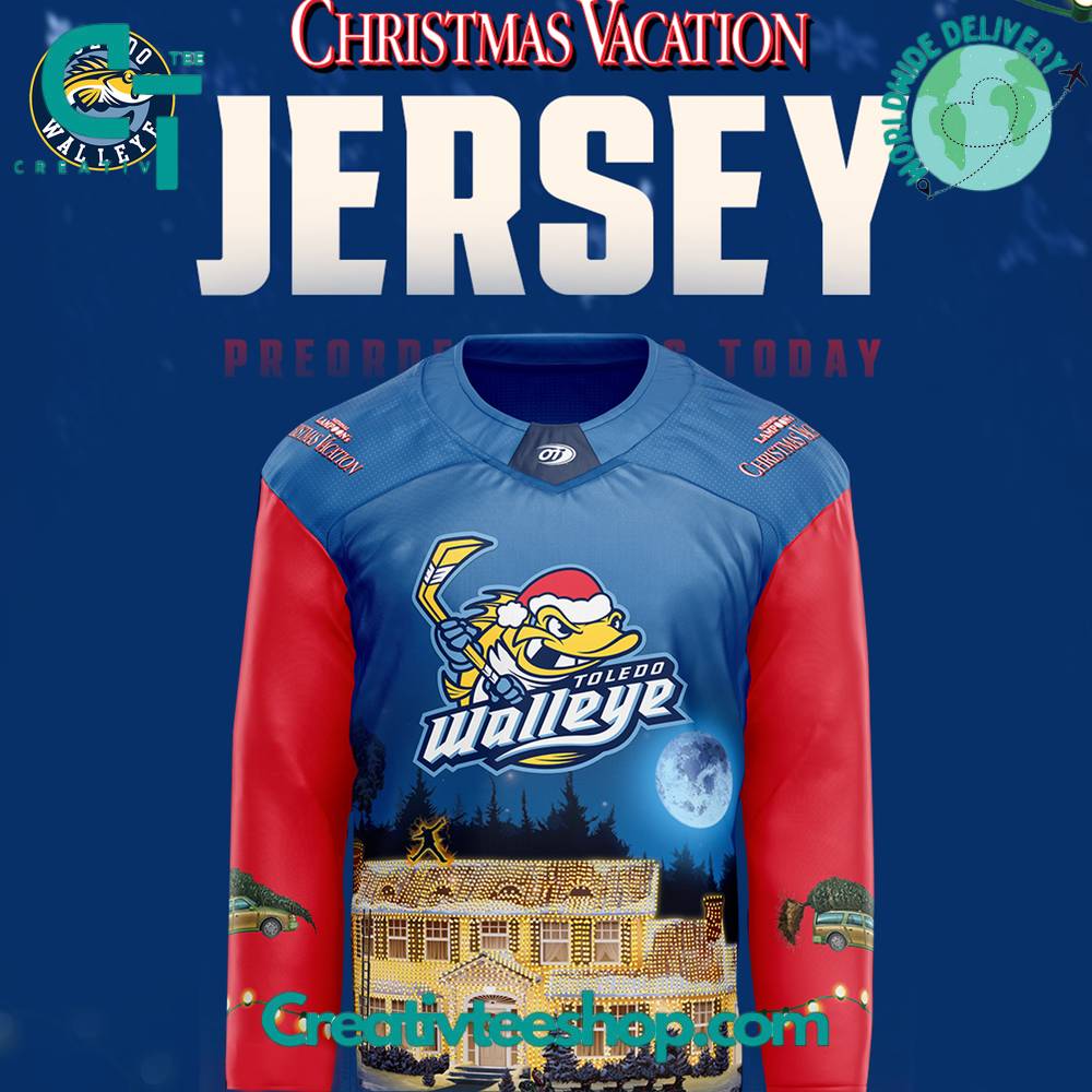Toledo Walleye x Christmas Vacation 2024 Hockey Jersey