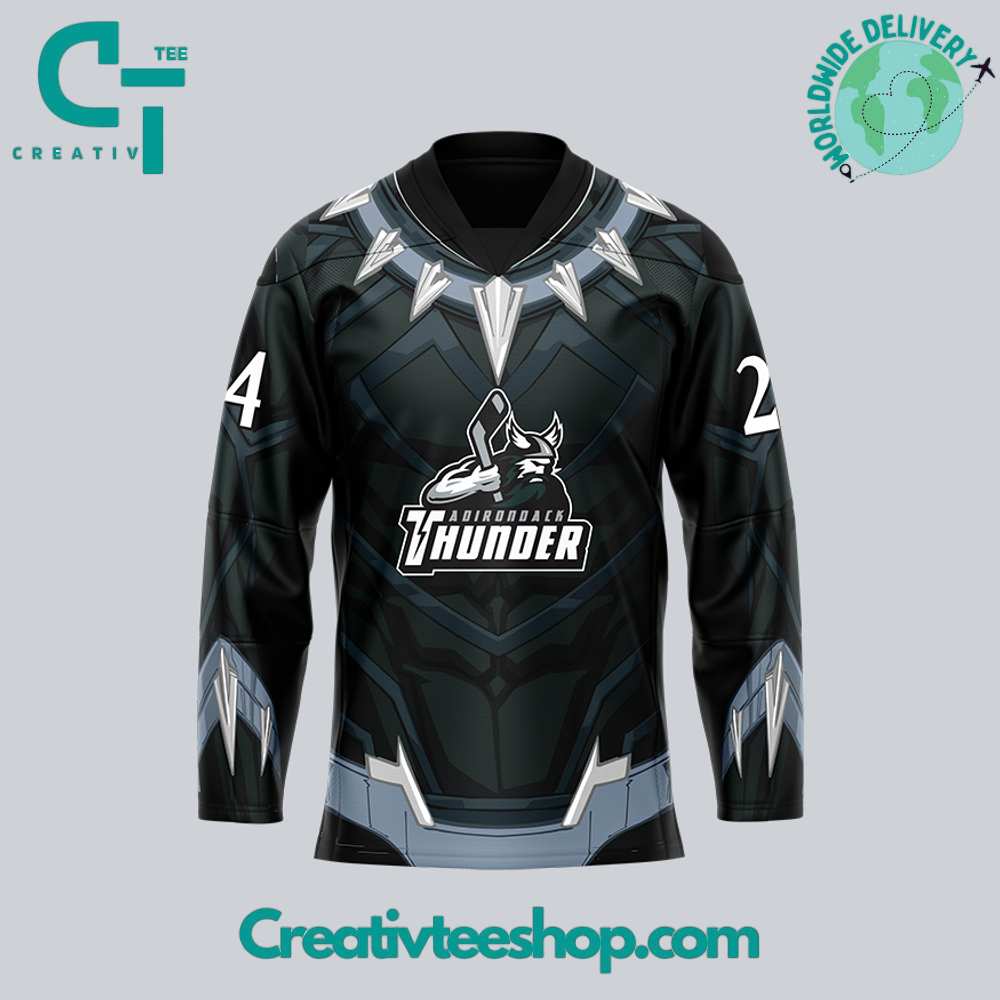 Adirondack Thunder x Marvel Super Hero Night Hockey Jersey