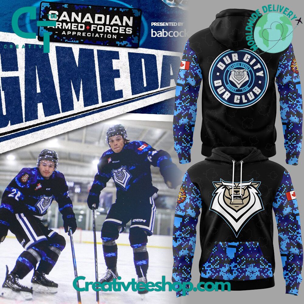Victoria Royals Tribute To The Canadian Armed Forces Hoodie