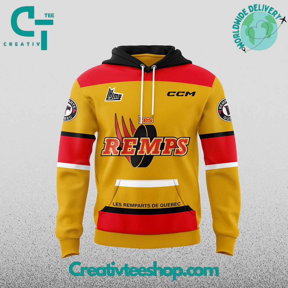 QMJHL Quebec Remparts x Quebecois Movie Hoodie