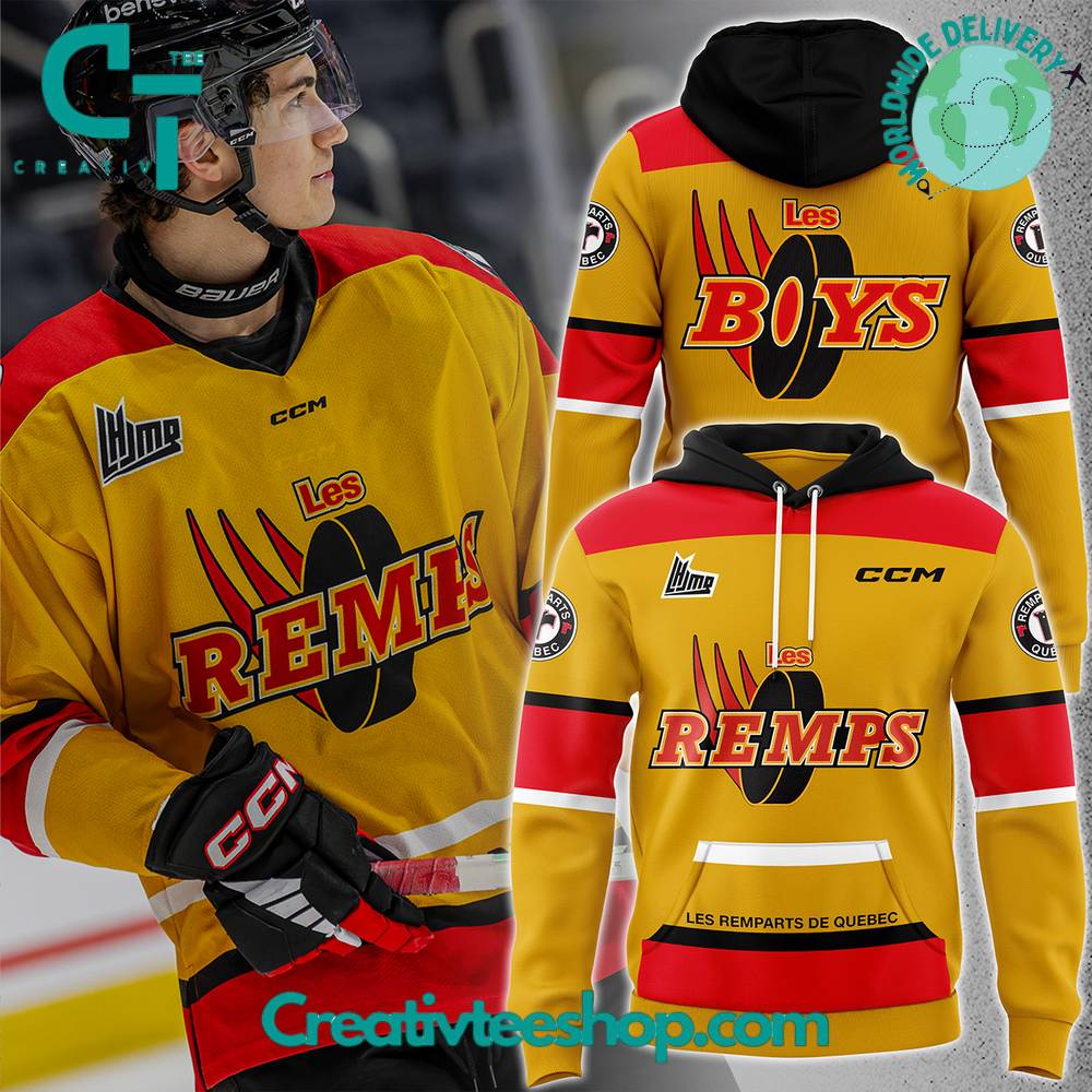 QMJHL Quebec Remparts x Quebecois Movie Hoodie