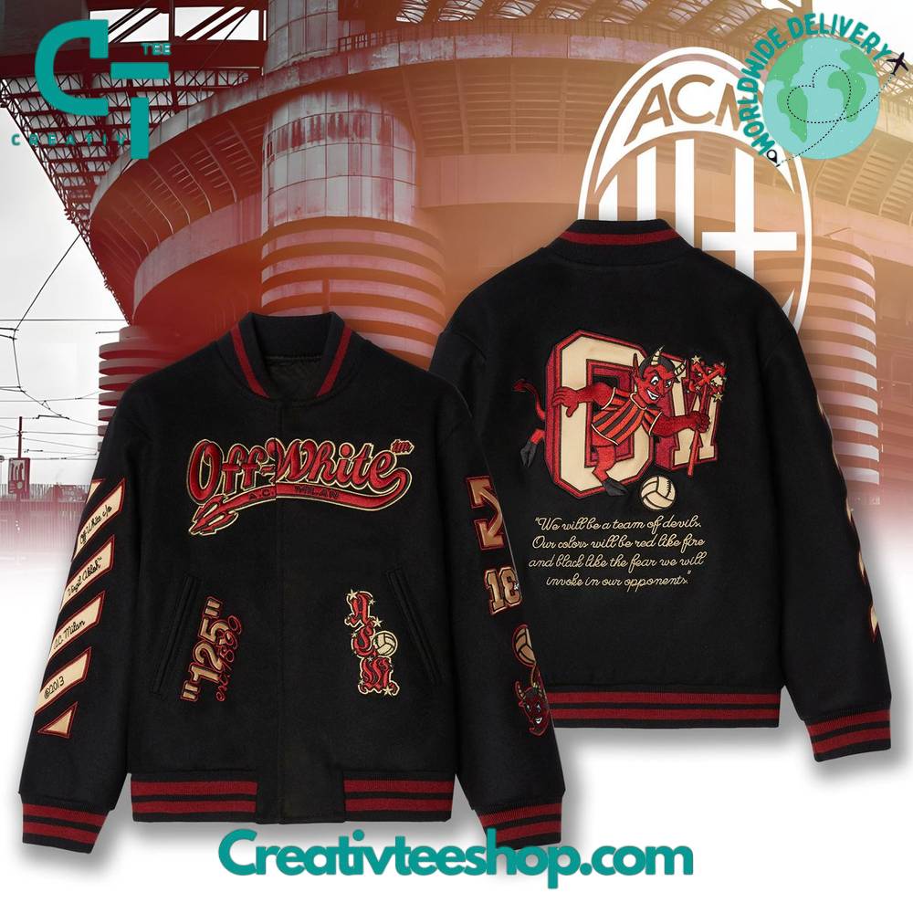 AC Milan x Off-White Baseball Jacket