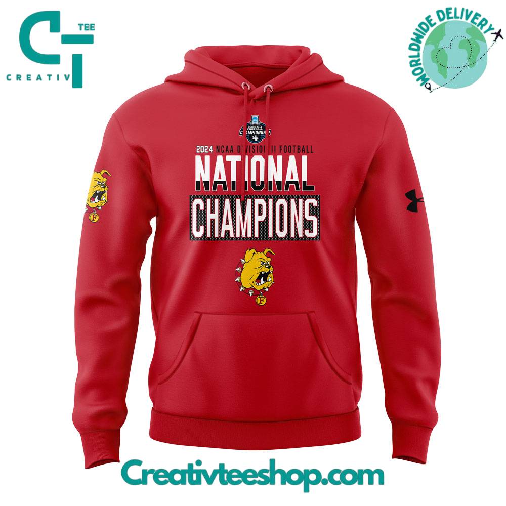 Ferris State Bulldogs 2024 NCAA Division II National Champions Hoodie