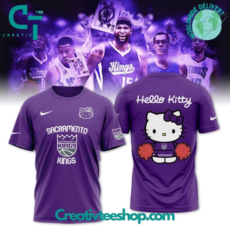 Sacramento Kings x Hello Kitty Limited Edition TShirt