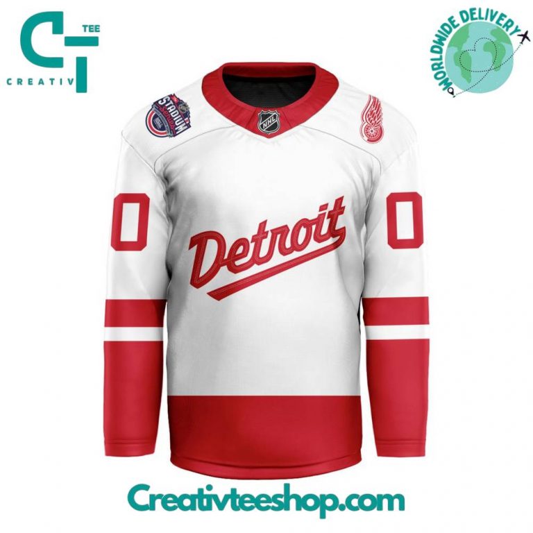 NHL Detroit Red Wings 2025 Stadium Series Hockey Jersey